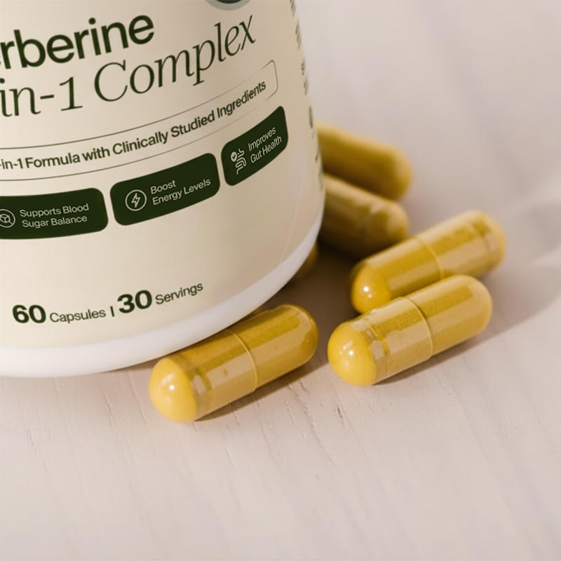 Sanlava Natural Berberine 7-in-1 - Blood Sugar Balance & Weight Support